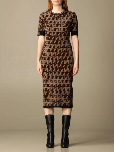 fendi beige dress|fendi dresses for women.